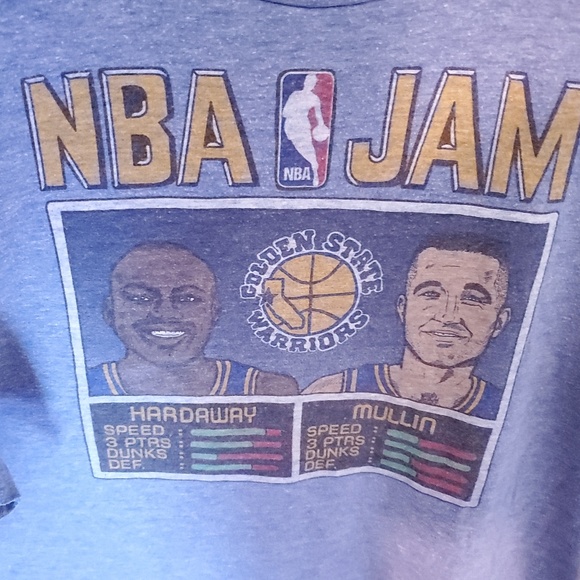 nba jam warriors shirt